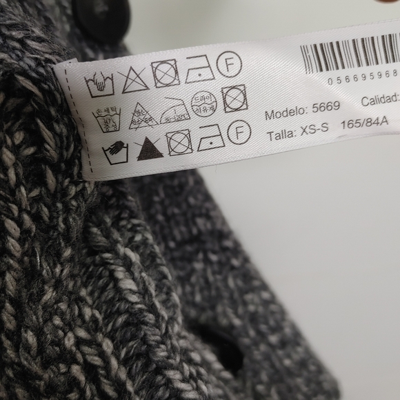 Massimo Dutti Wool Blend Oversized Cardigan Size XS/S - Picture 12 of 15